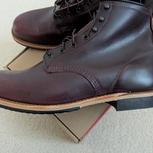 Red Wing Beckman Boot in Black Cherry, 11D - Picture 12 of 16
